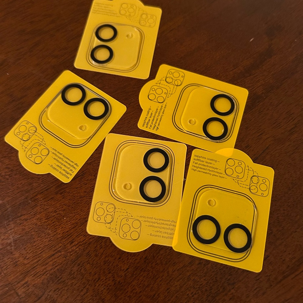 Yellow Camera Lens Protectors